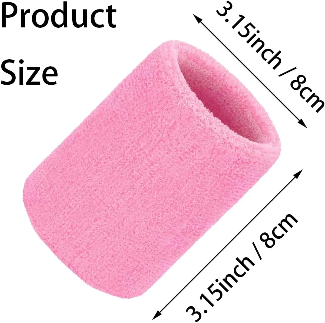 10 Piece Wrist Arm Sweatbands Tennis Wrist Bands Absorbent Sweatbands for Men and Women Football Basketball Running Athletic Sports and Working Out