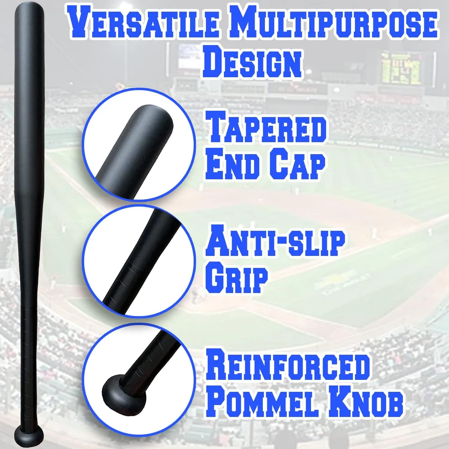 Aluminum Baseball Bat - 28-30 Inch 35 Oz - Softball, Self Defense, Batting Practice, Pickup Games and Home Security - Metal Tball Bat - KOTIONOK