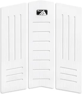 AQUBONA 3 Piece Stomp Pad Surfboard EVA Traction Pad Adhesive Professional Tail Pad/Applies All Boards - Surfboards, Shortboards, Longboards, Skimboards