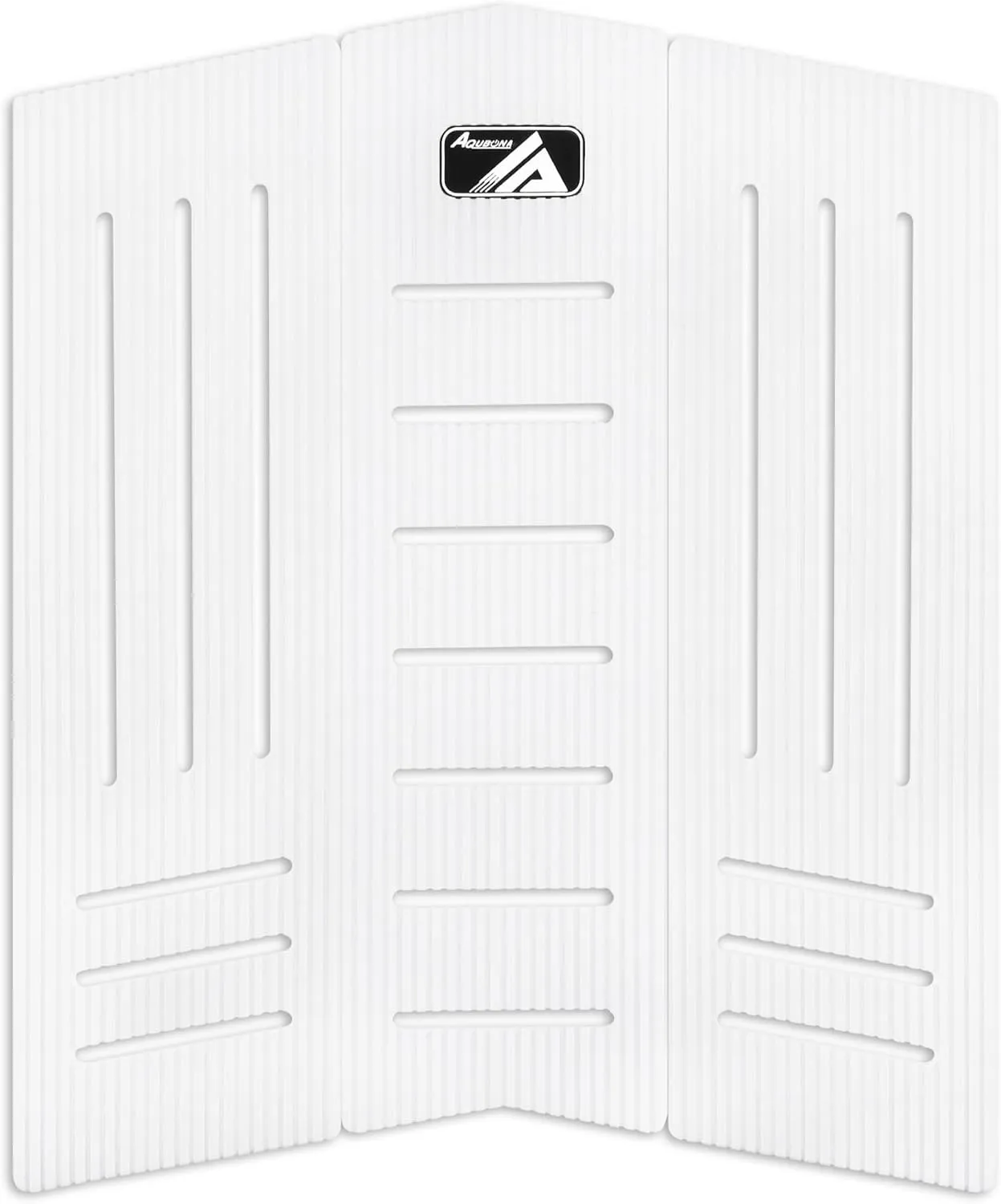 AQUBONA 3 Piece Stomp Pad Surfboard EVA Traction Pad Adhesive Professional Tail Pad/Applies All Boards - Surfboards, Shortboards, Longboards, Skimboards