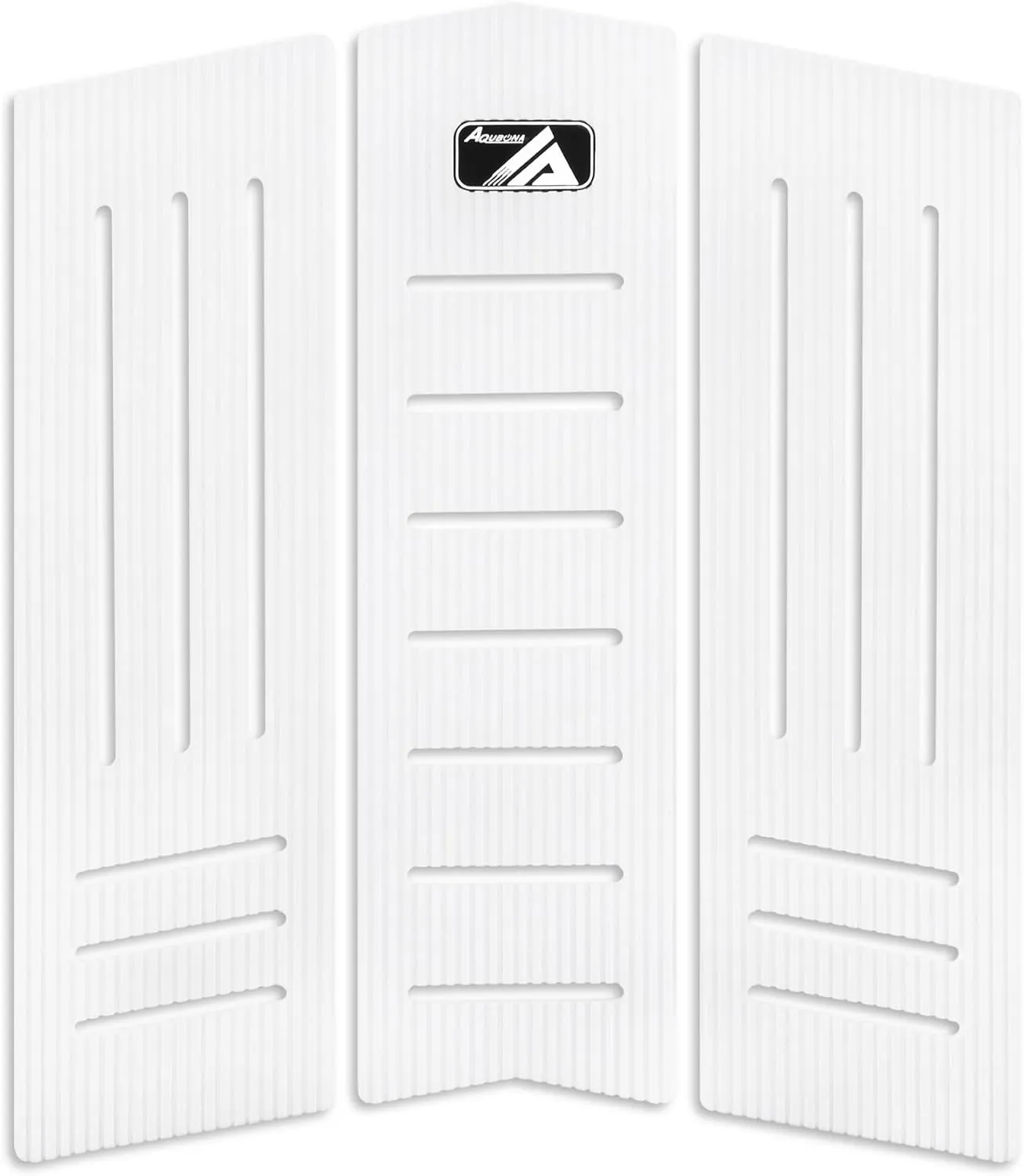 AQUBONA 3 Piece Stomp Pad Surfboard EVA Traction Pad Adhesive Professional Tail Pad/Applies All Boards - Surfboards, Shortboards, Longboards, Skimboards