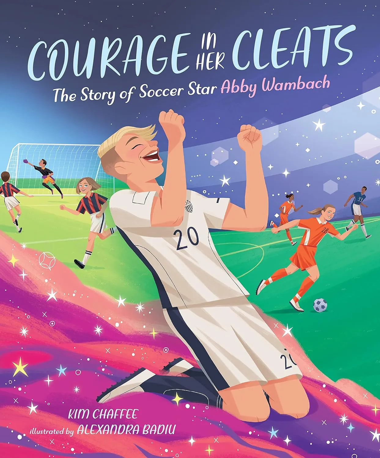 Courage in Her Cleats: The Story of Soccer Star Abby Wambach Hardcover  Picture Book, January 10, 2023