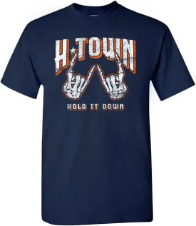 Crush City Houston Space City Astronaut Men's T-Shirt for Baseball Fans
