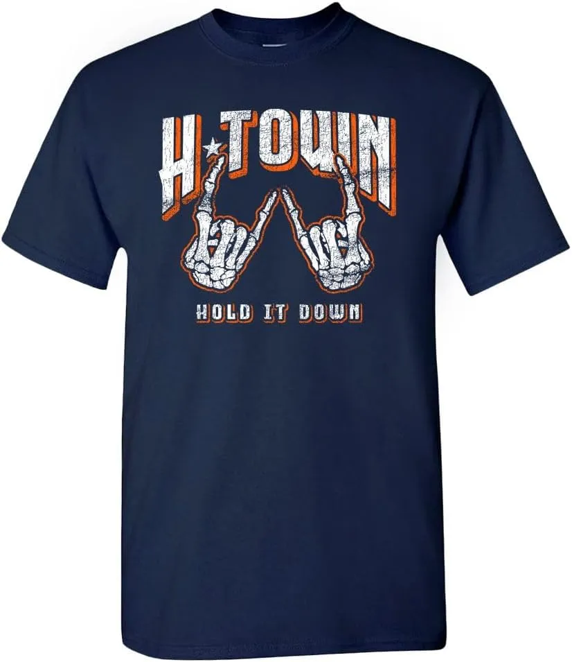 Crush City Houston Space City Astronaut Men's T-Shirt for Baseball Fans