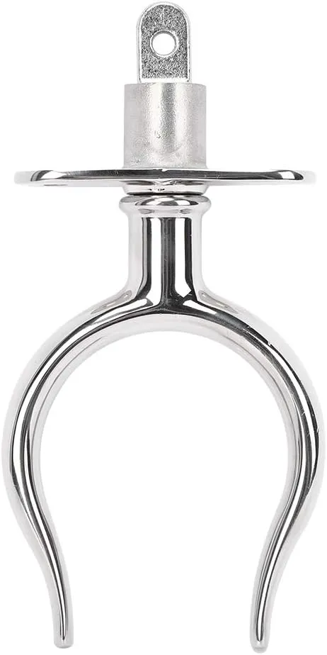 Lifeboat Rowing Boat Paddle Fork 316 Stainless Steel Fixed Rod for Boats Raft Accessories