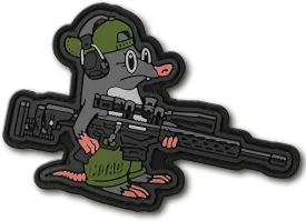 M-Tac Morale Patch - PVC 3D Funny Military Tactical Patch - Tactical Cool Army Meme Patches for Vest, Backpacks, Hats - Hook and Loop Patches (Mole)