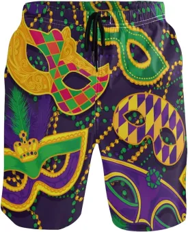 Men's Beach Shorts Swim Trunks Quick Dry Swim Shorts for Men