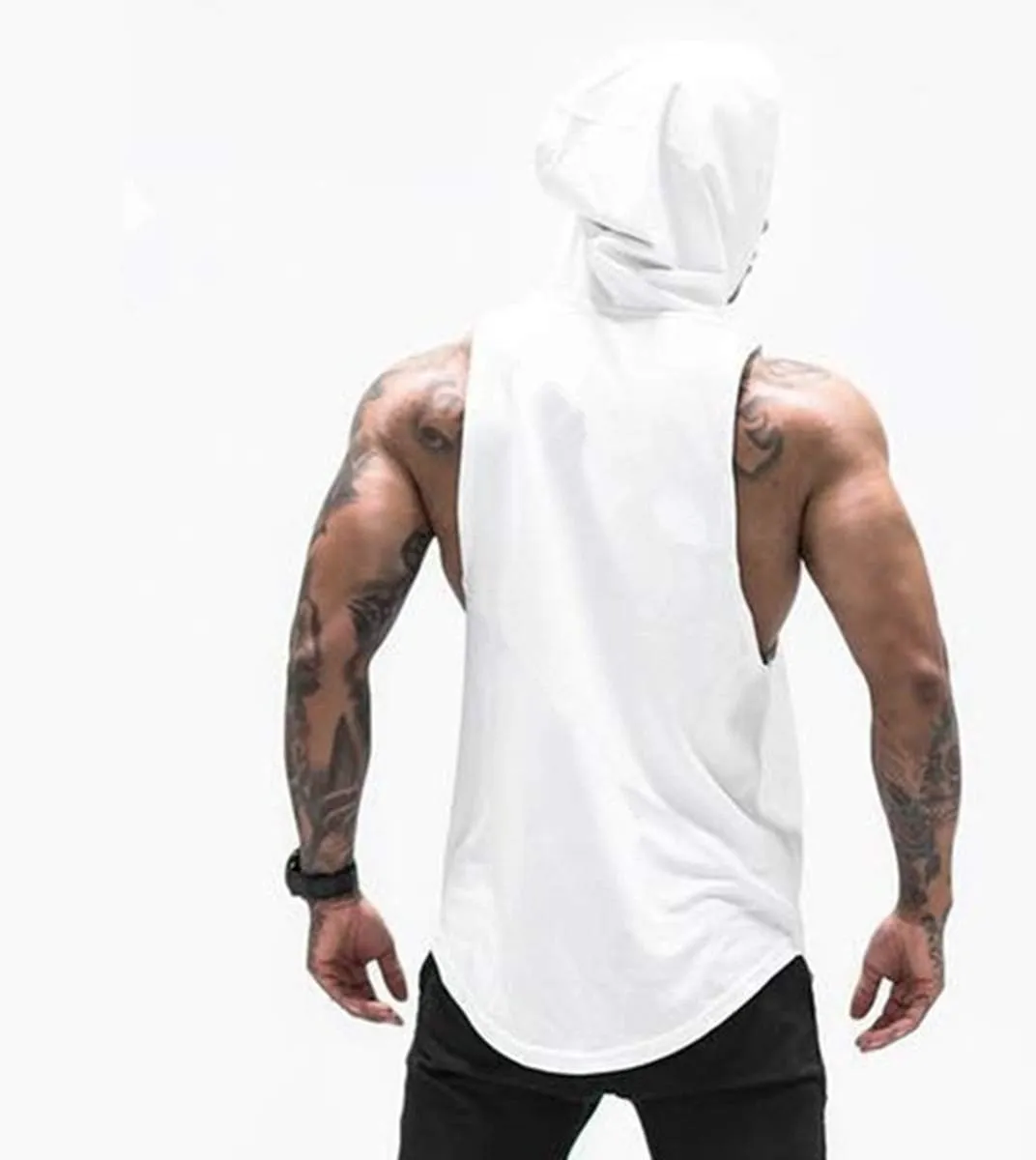 Muscle Killer 1 or 3 Pack Men's Workout Hooded Tank Tops Bodybuilding Muscle Cut Off T Shirt Sleeveless Gym Hoodies