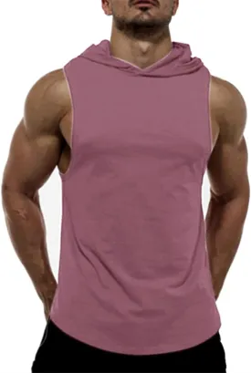 Muscle Killer 1 or 3 Pack Men's Workout Hooded Tank Tops Bodybuilding Muscle Cut Off T Shirt Sleeveless Gym Hoodies