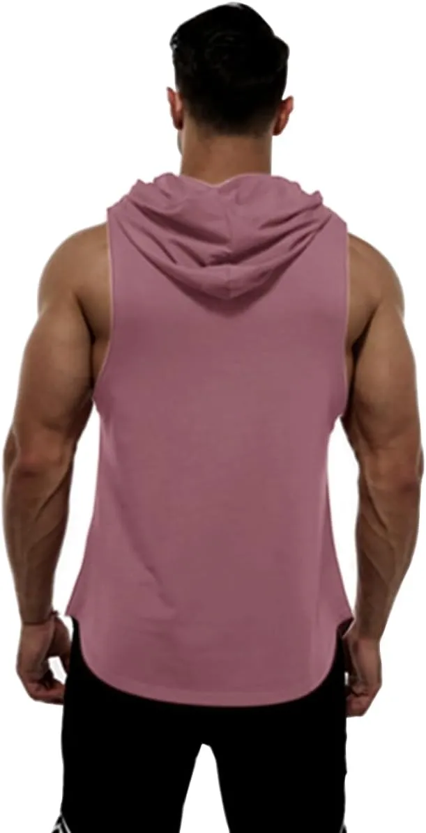Muscle Killer 1 or 3 Pack Men's Workout Hooded Tank Tops Bodybuilding Muscle Cut Off T Shirt Sleeveless Gym Hoodies