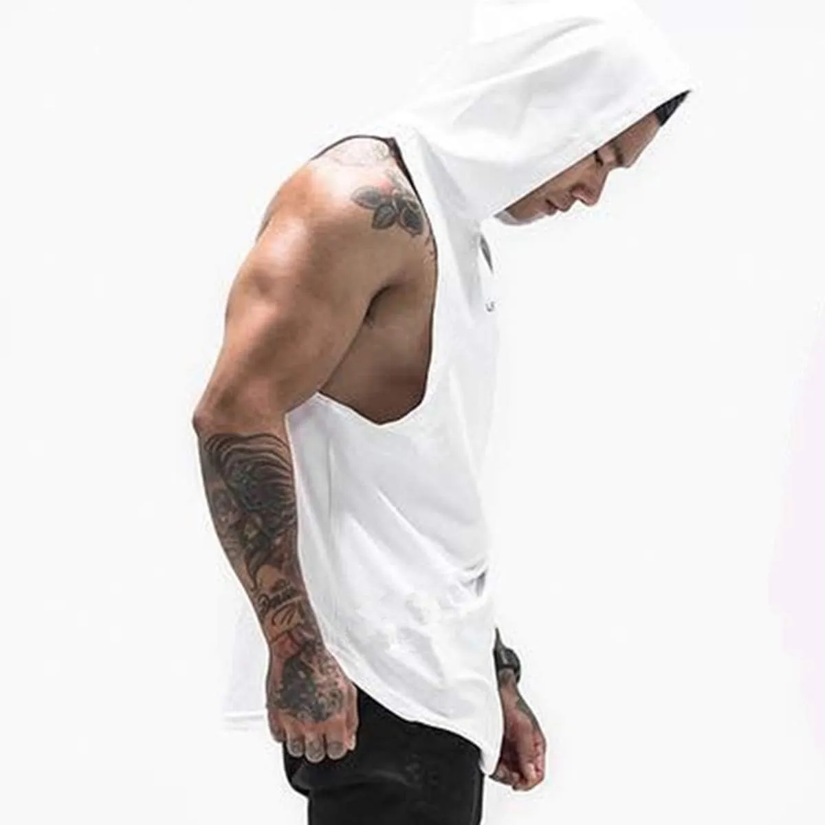 Muscle Killer 1 or 3 Pack Men's Workout Hooded Tank Tops Bodybuilding Muscle Cut Off T Shirt Sleeveless Gym Hoodies