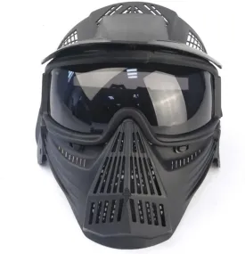 Paintball Mask, Airsoft Mask, Full Face with Tactical Goggles Mask, Impact Resistant for Airsoft BB Hunting, CS Game Paintball, Motocross Skiing and Other Outdoor Activities 1
