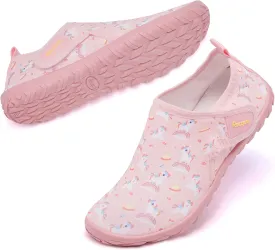Racqua Boy's Girl's Kids Water Shoes Barefoot Swim Quick Dry Lightweight Sport Aqua Shoes(Little Kid/Big Kid)
