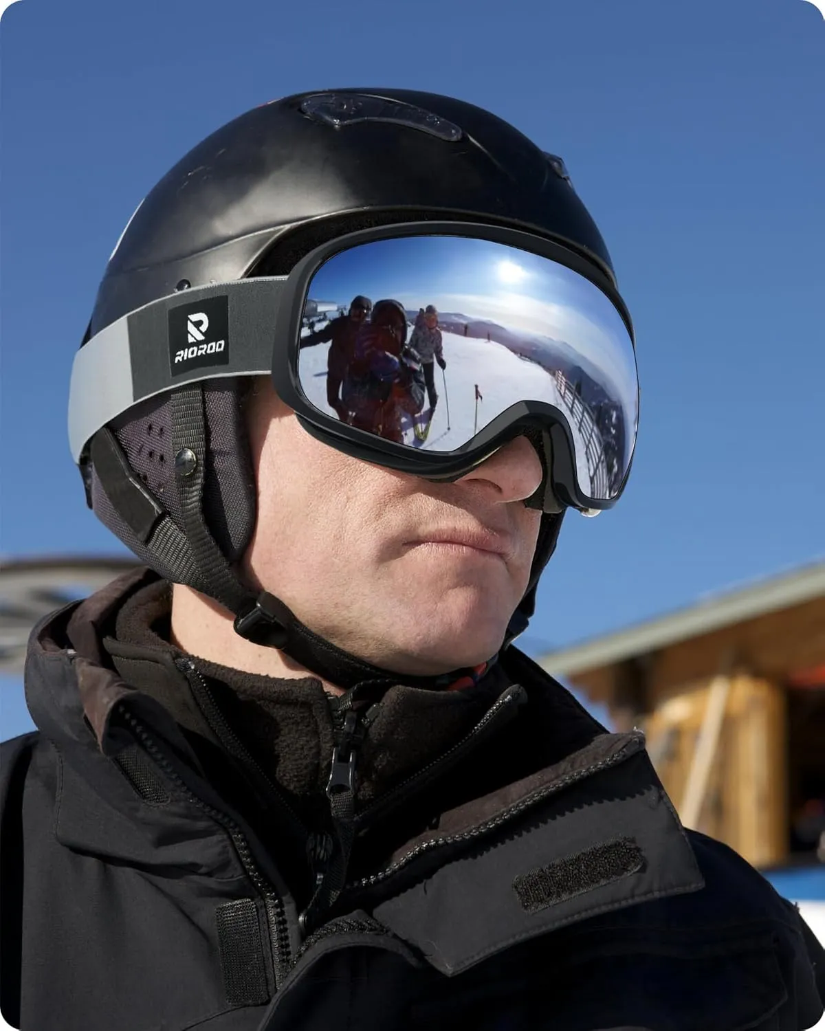 Ski Goggles Snowboard Goggles for Men Women Adults Youth,Over Glasses OTG/100% UV Protection/Anti-fog/Wide Vision
