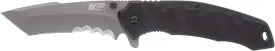 Smith & Wesson M&P Special Ops 9.3in Stainless Steel Assisted Opening Knife with 4in Tanto Blade and G10 Handle for Outdoor, Tactical, Survival and EDC,Black
