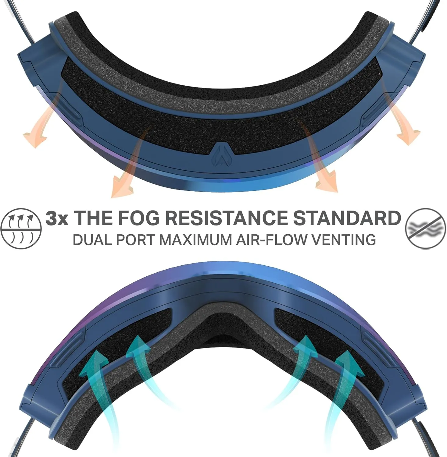 Wildhorn Roca Ski Goggles Men Women Anti-Fog/Scratch 100% UV-Magnetic Lens-Snowboard Snow Goggles Men Women Adult