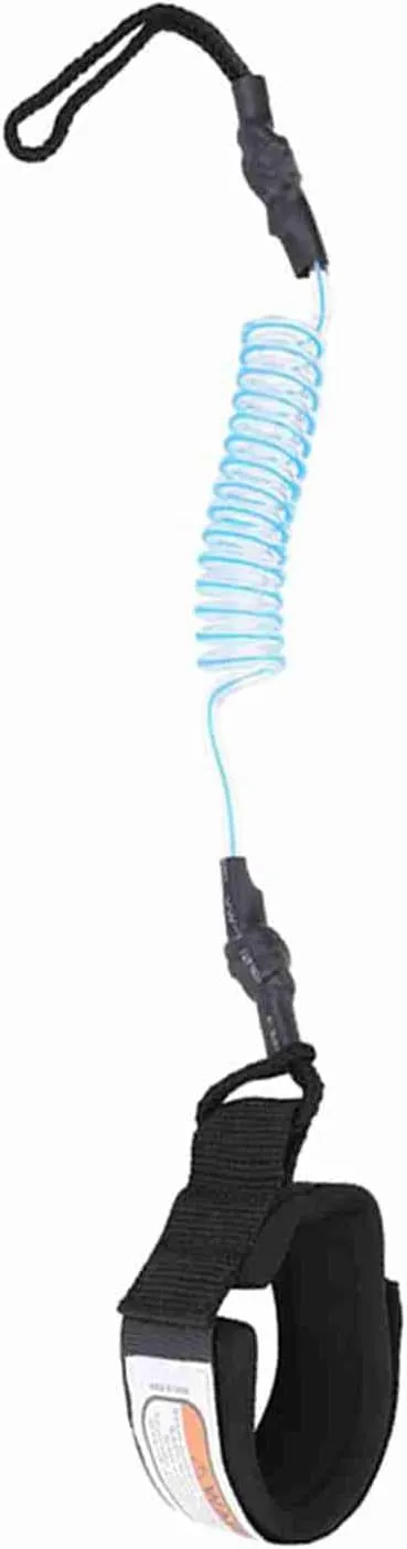 ZJchao Paddle Board Accessories, Surfboard Leash Leash Premium Stand Up Paddle Board Leg Rope Paddleboard Accessory Stand Up 5mm Coiled Spring Leg Foot Rope Surfing